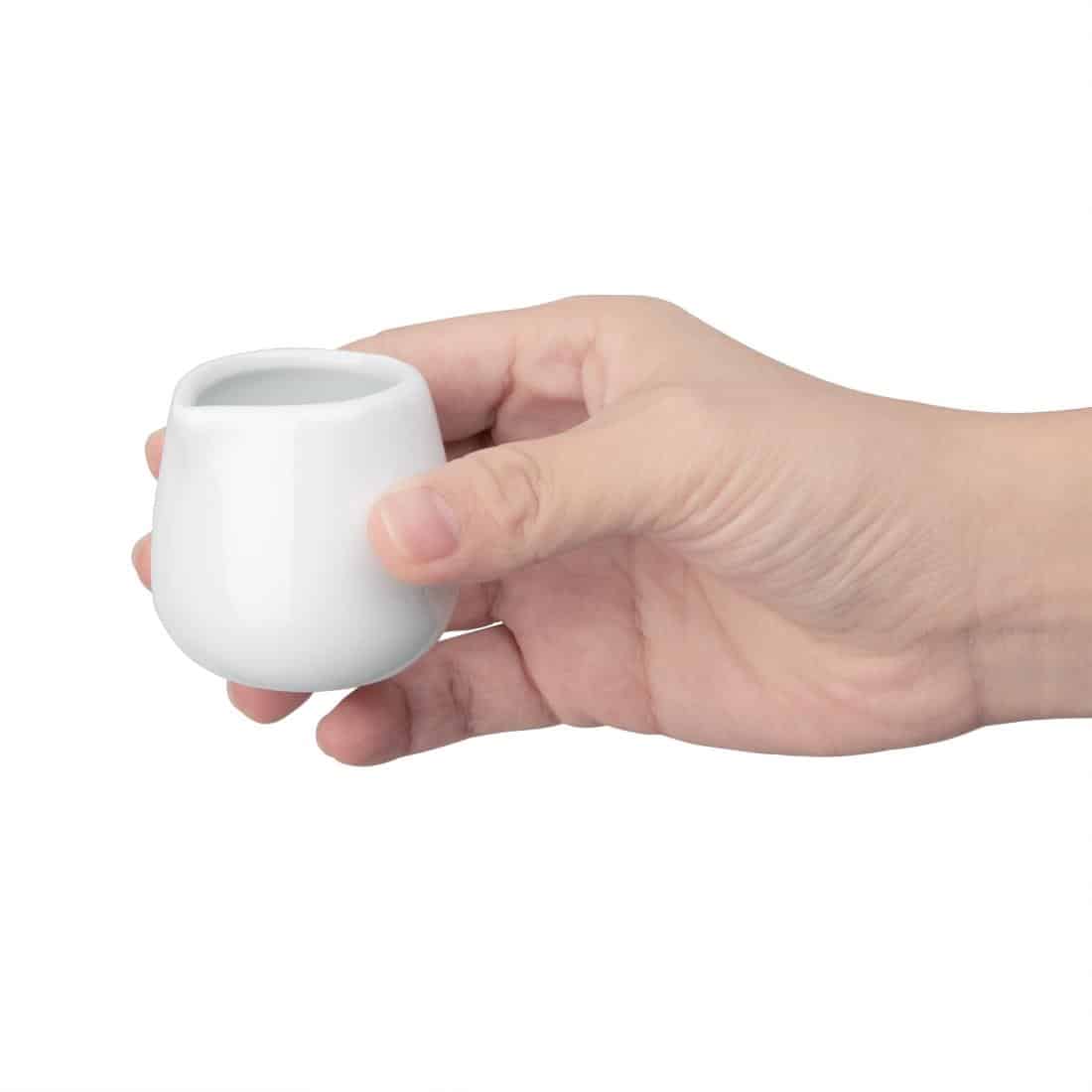 Olympia Whiteware Cream and Milk Jugs 43ml 1.5oz - Image 6