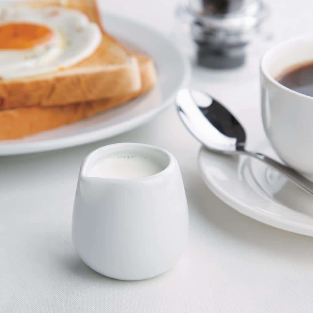 Olympia Whiteware Cream and Milk Jugs 43ml 1.5oz - Image 7
