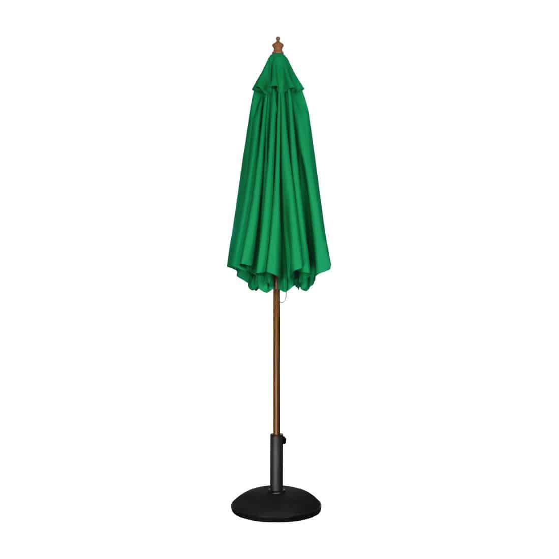 Bolero Round Parasol 2.5m Diameter Green - Image 3