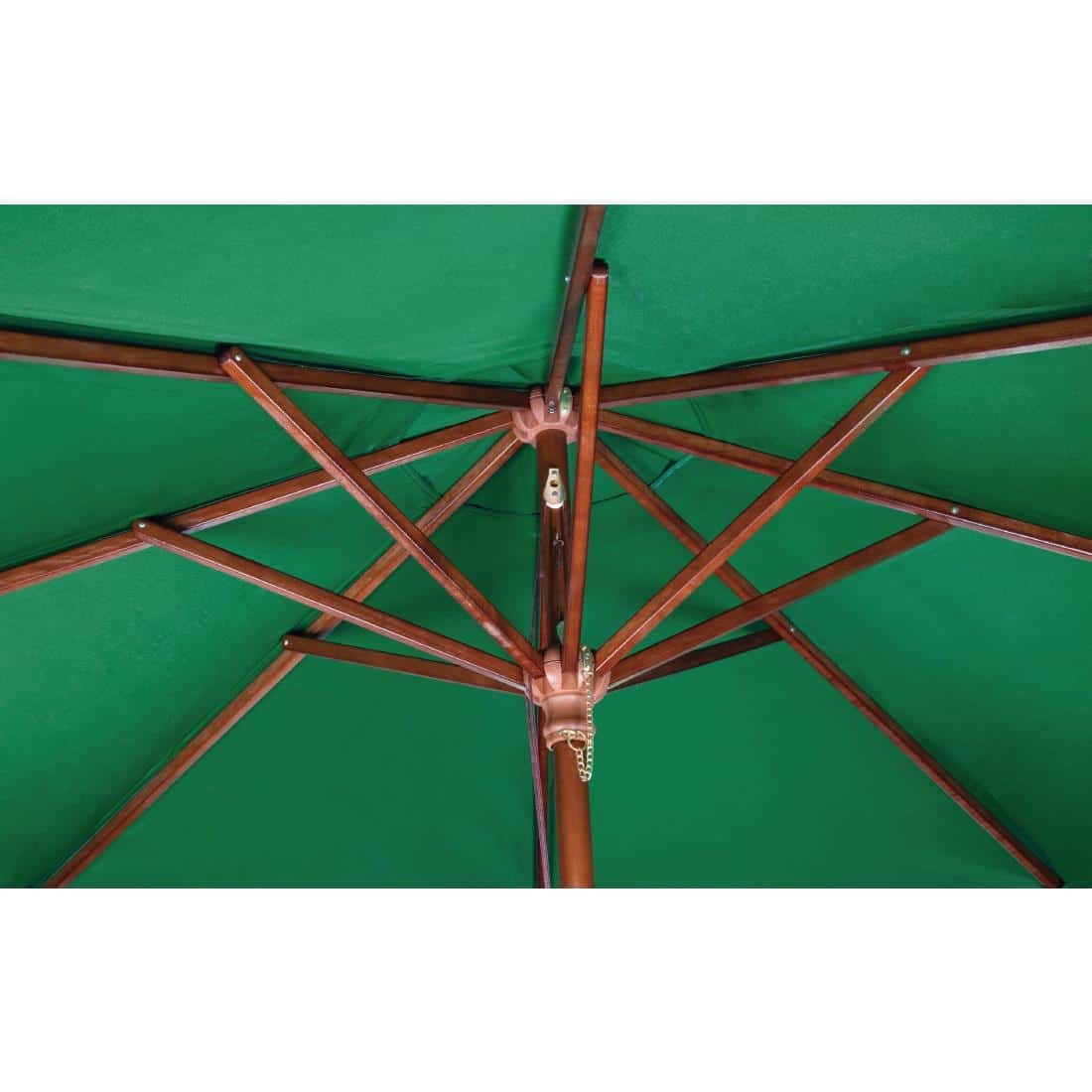 Bolero Round Parasol 2.5m Diameter Green - Image 4
