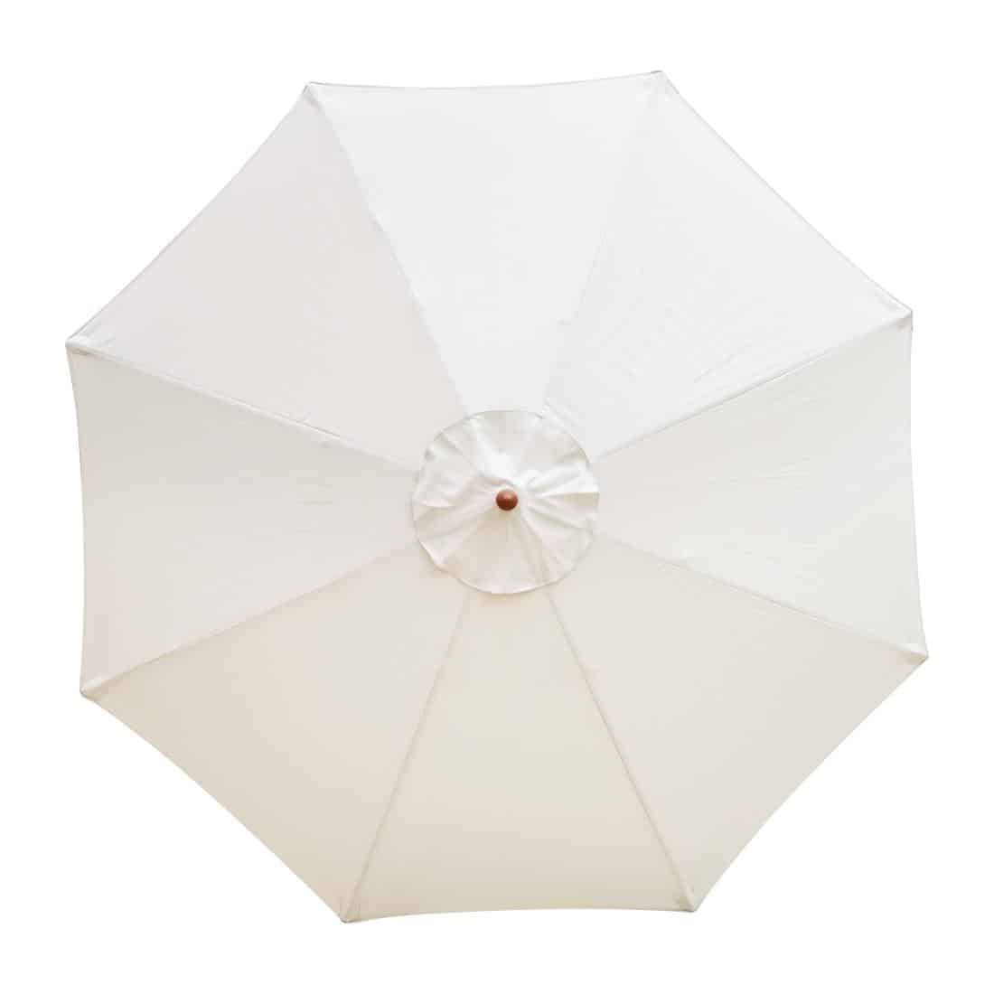 Bolero Round Parasol 3m Diameter Cream - Image 6