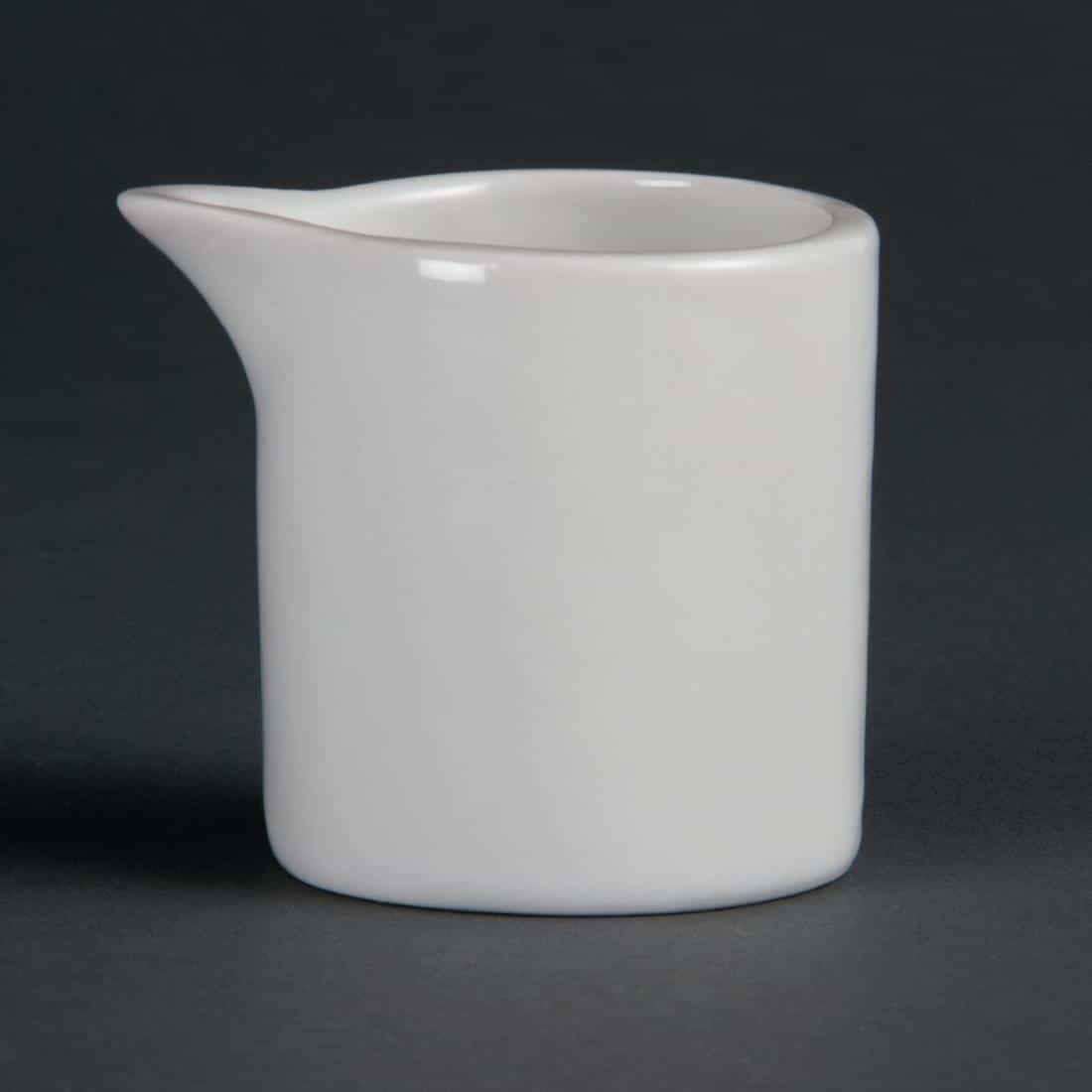 Olympia Whiteware Milk and Cream Jugs 57ml 2oz - Image 5