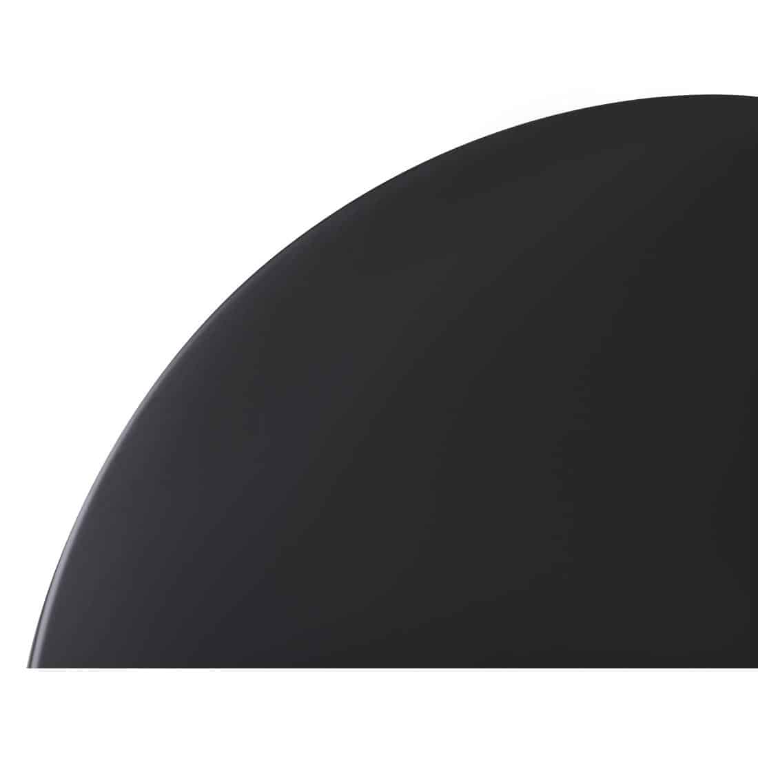 Werzalit Pre-drilled Round Table Top Black 800mm - Image 3