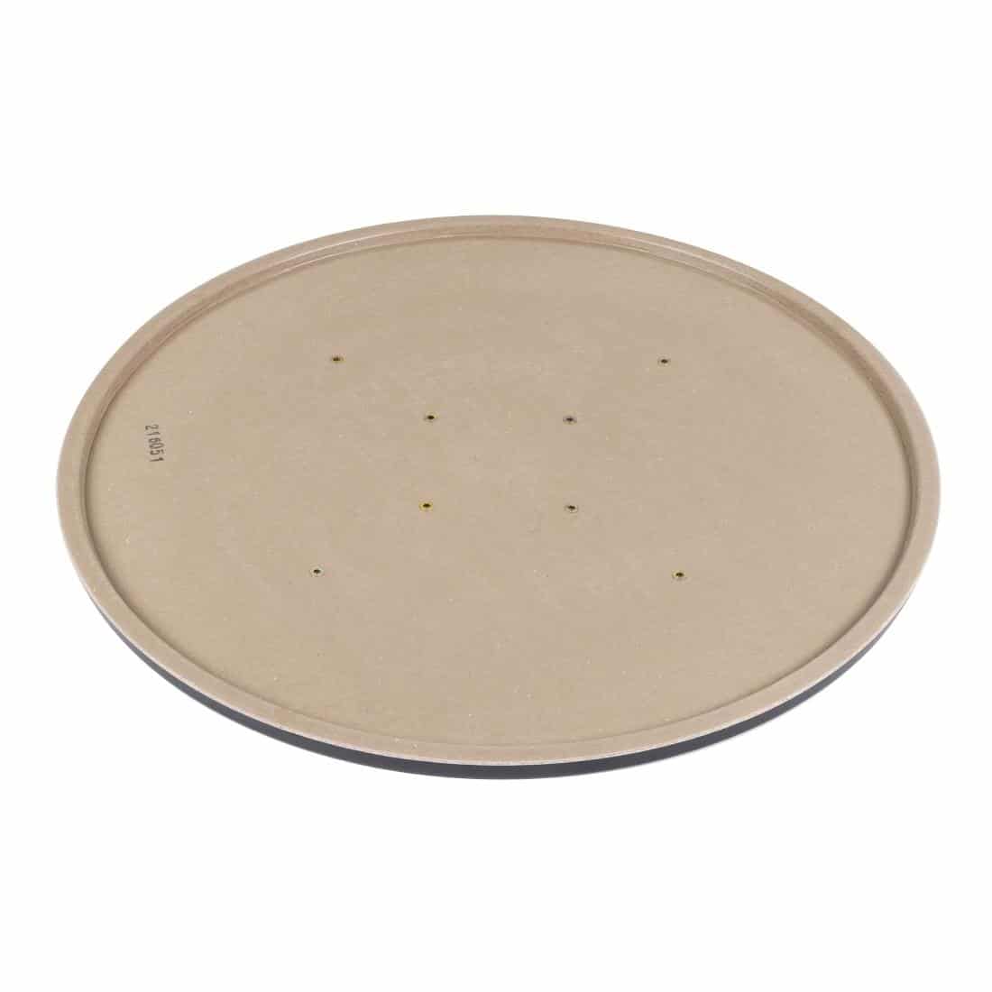 Werzalit Pre-drilled Round Table Top Black 800mm - Image 6