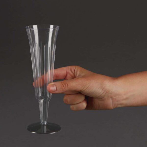 eGreen Disposable Champagne Flutes 135ml (150 Pack) - Image 4