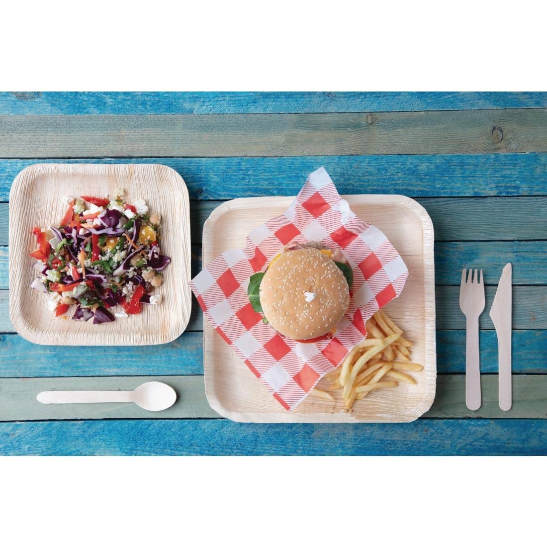 Fiesta Compostable Disposable Wooden Forks (Pack of 100) - Image 6