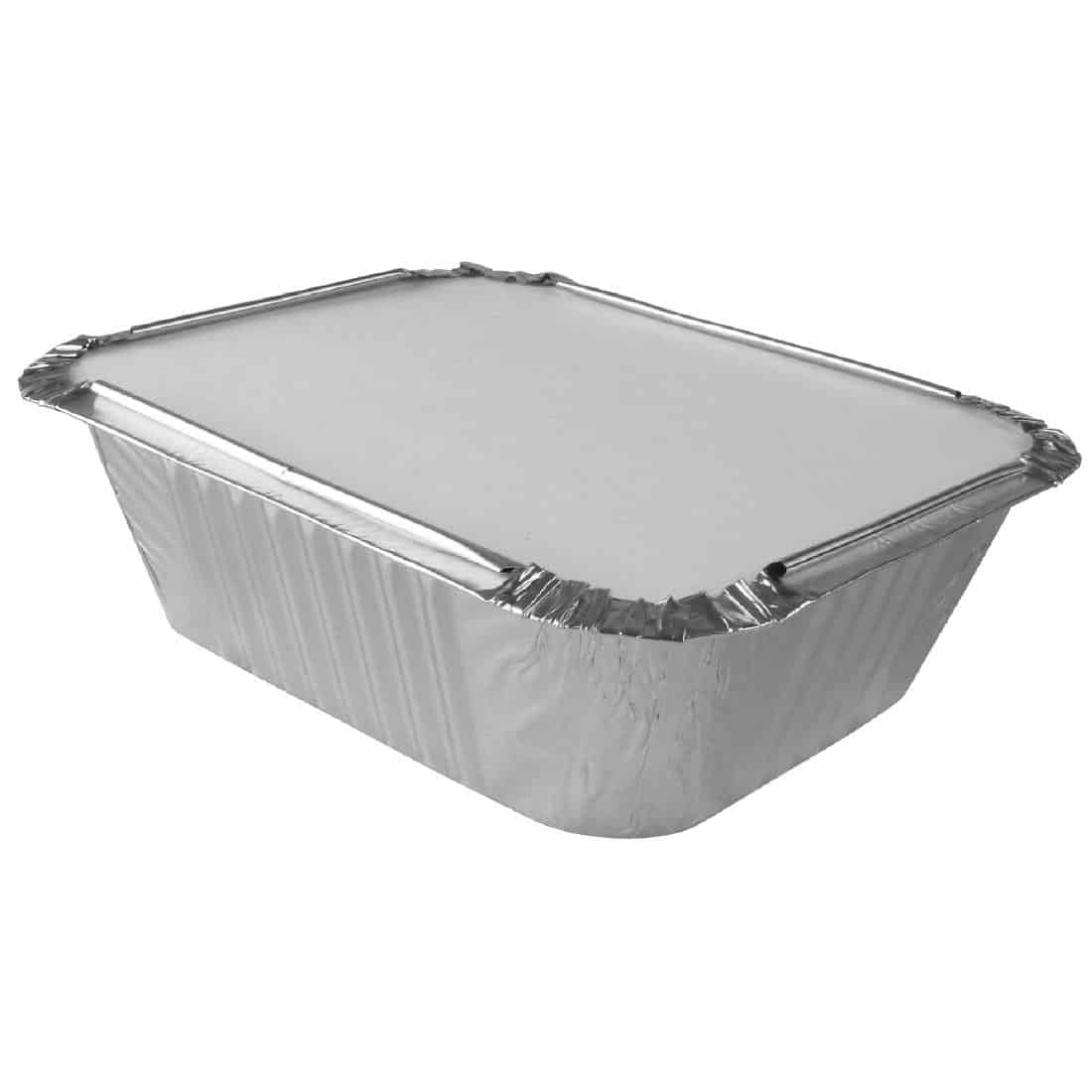 Fiesta Recyclable Waxed Lid for Small Foil Containers (Pack of 1000) - Image 3