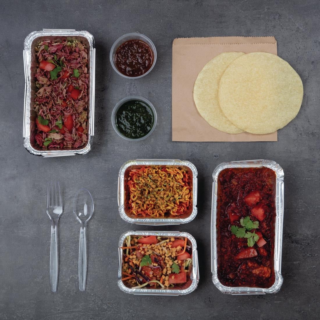 Fiesta Recyclable Foil Containers Large 688ml / 24oz (Pack of 500) - Image 9