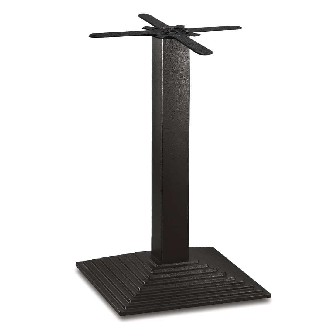 Bolero Cast Iron Step Square Table Base - Image 4