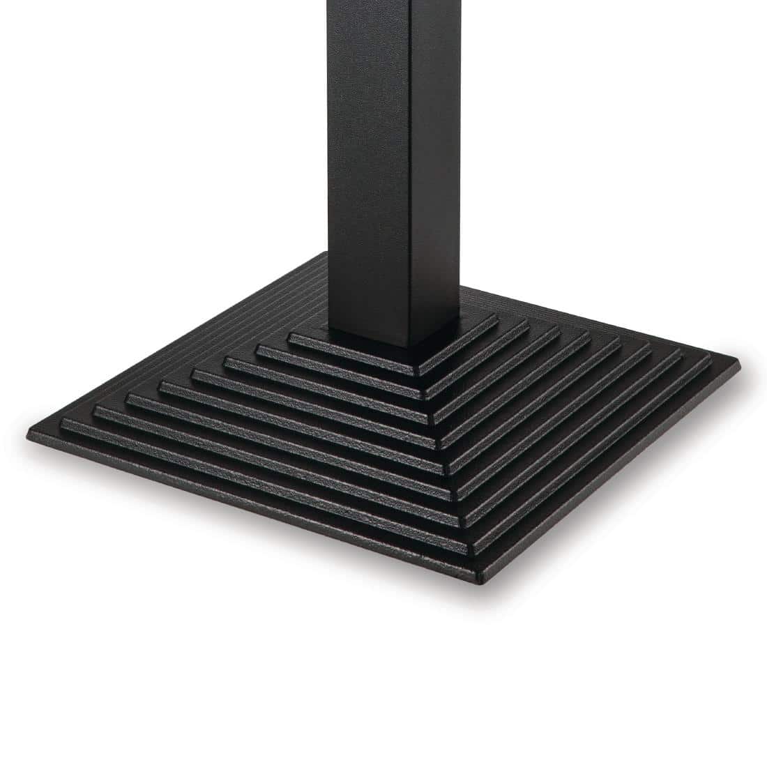 Bolero Cast Iron Step Square Table Base - Image 5