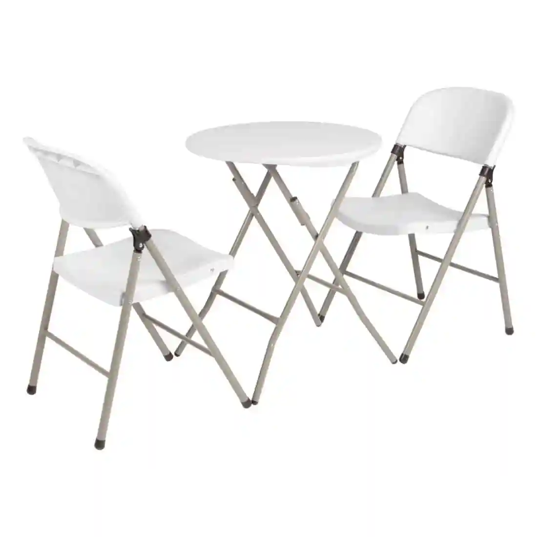 Bolero Foldaway Utility Chairs White (Pack of 2) - Image 2