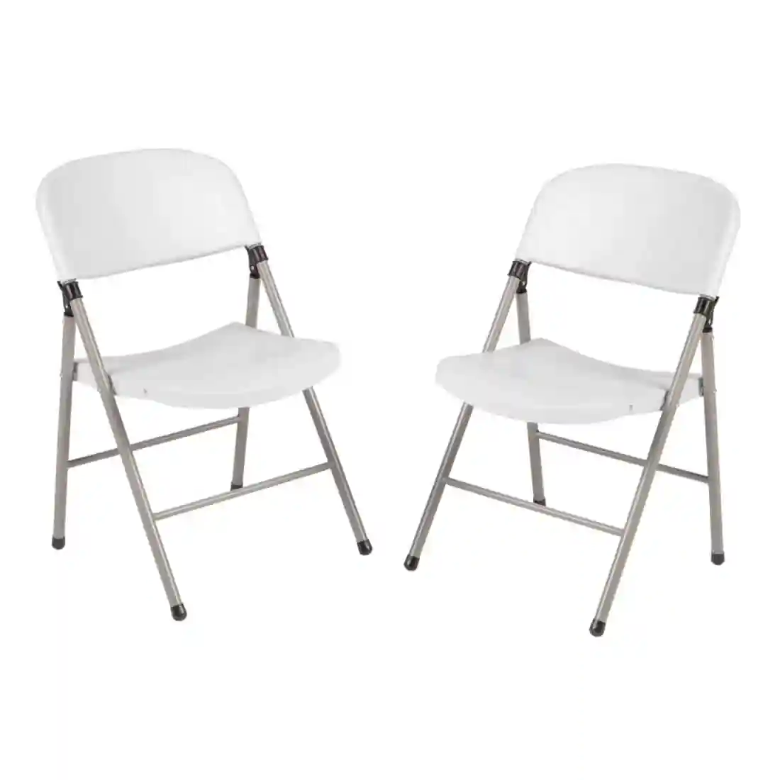 Bolero Foldaway Utility Chairs White (Pack of 2) - Image 4