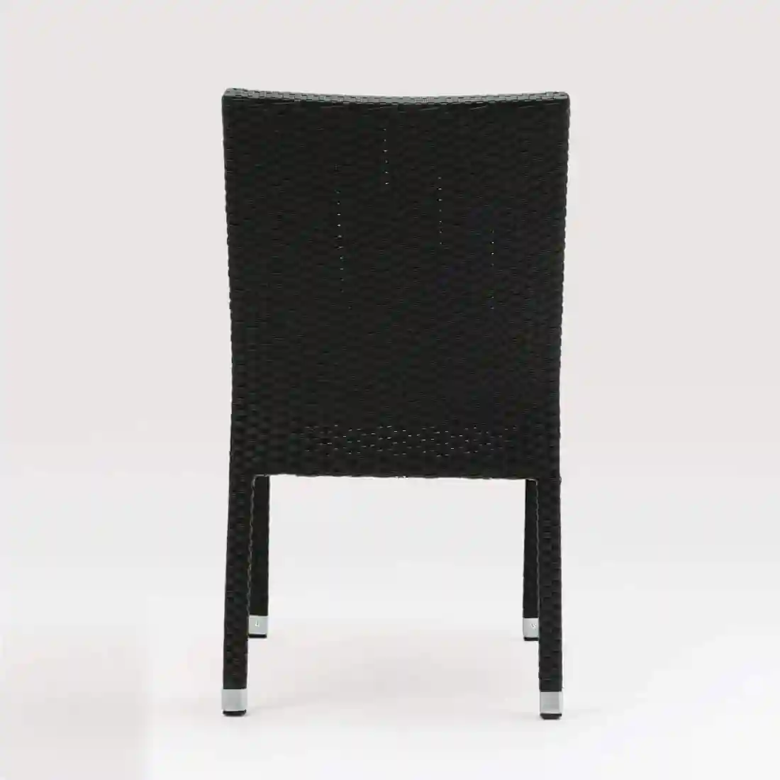 Bolero PE Wicker Side Chairs Charcoal (Pack of 4) - Image 4