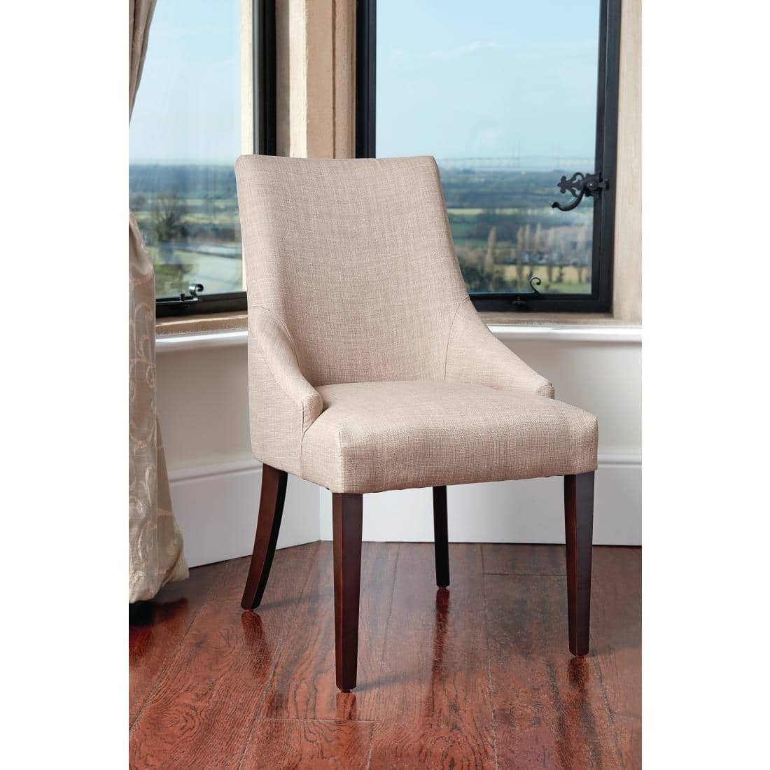Bolero Neutral Finesse Dining Chairs (Pack of 2) - Image 6