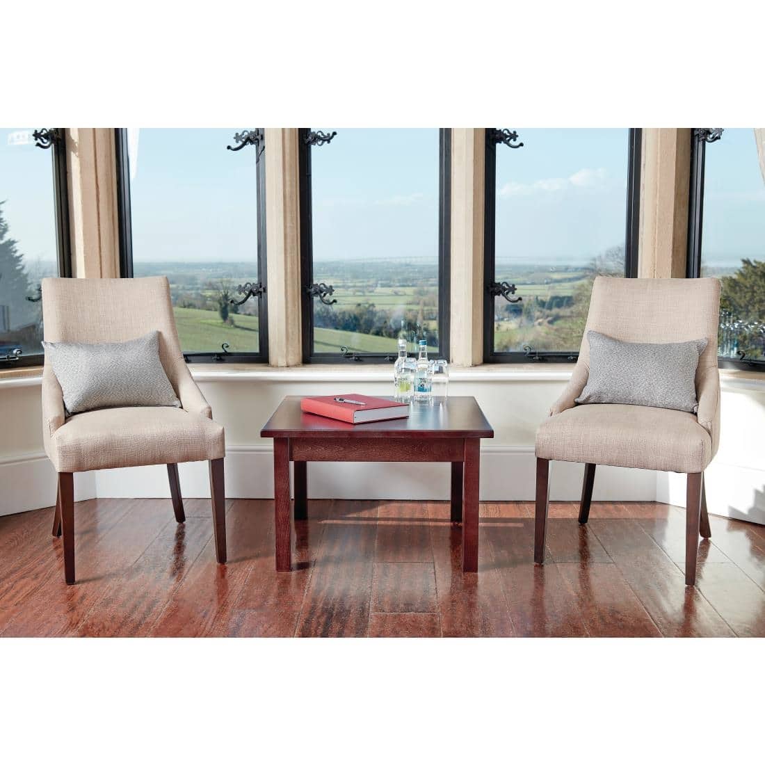 Bolero Neutral Finesse Dining Chairs (Pack of 2) - Image 9