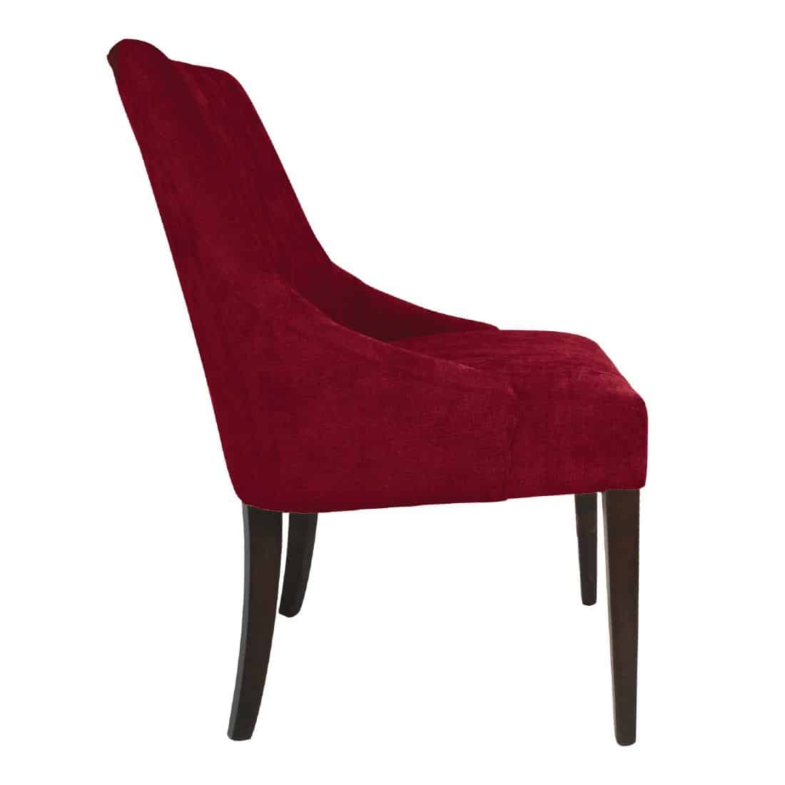 Bolero Dark Red Finesse Dining Chairs (Pack of 2) - Image 4