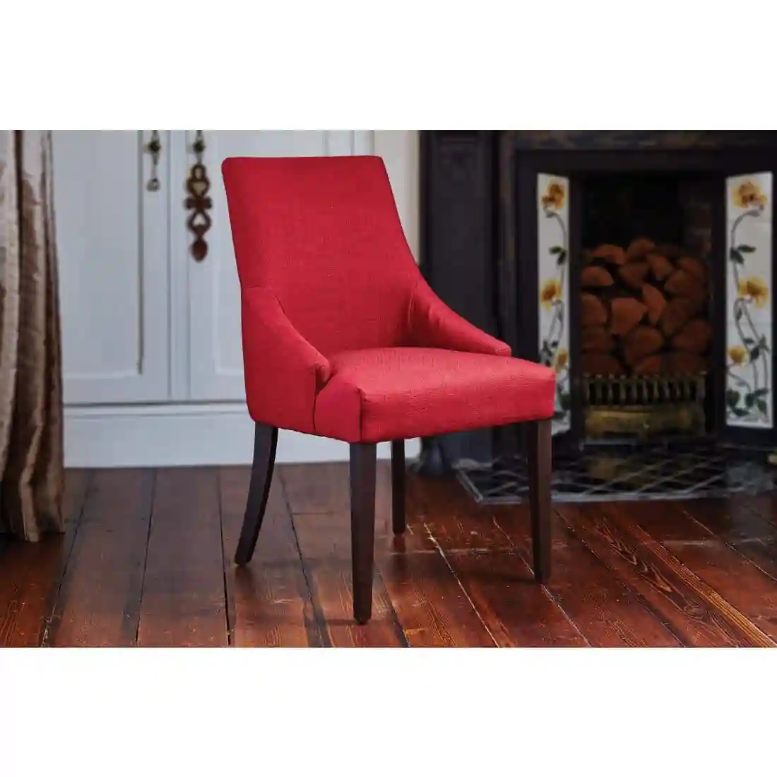 Bolero Dark Red Finesse Dining Chairs (Pack of 2) - Image 4