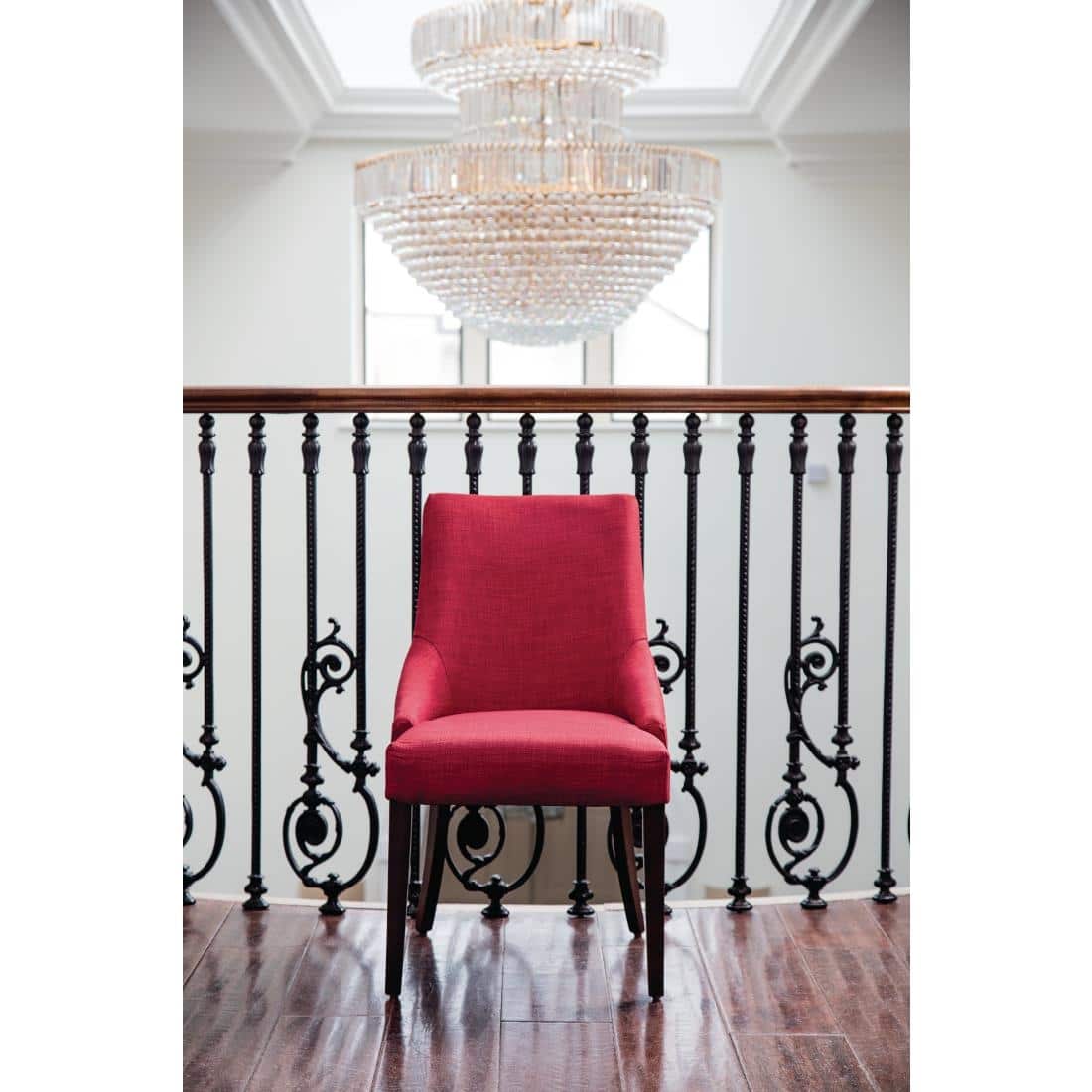 Bolero Dark Red Finesse Dining Chairs (Pack of 2) - Image 6