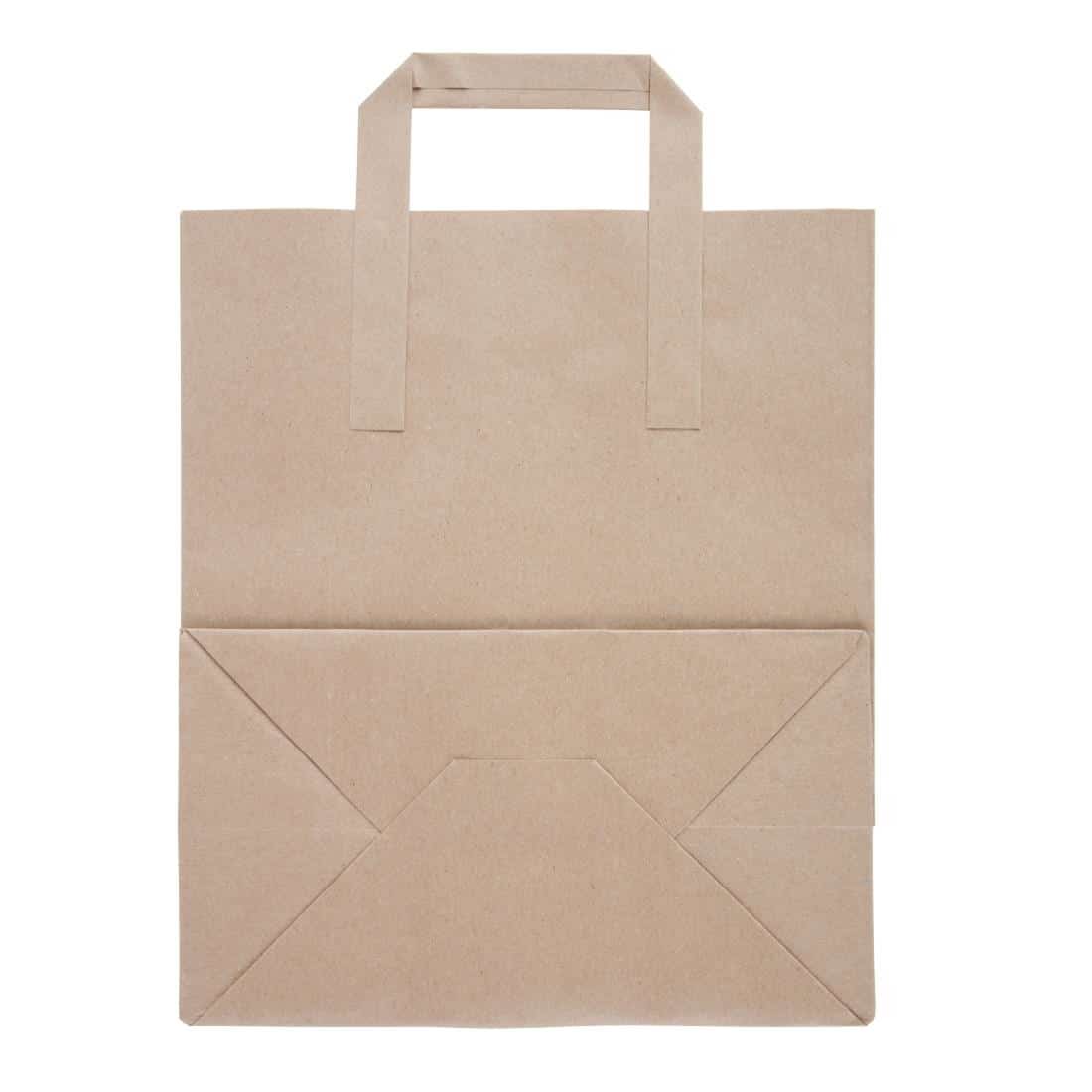 EDLP Fiesta Recyclable Brown Paper Bag with Handles Large (Pack 250) - Image 9