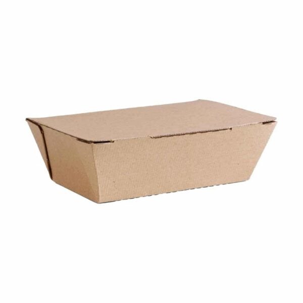 Vegware Compostable Microflute Takeaway Box 8x5" (Pack 250) - Image 5
