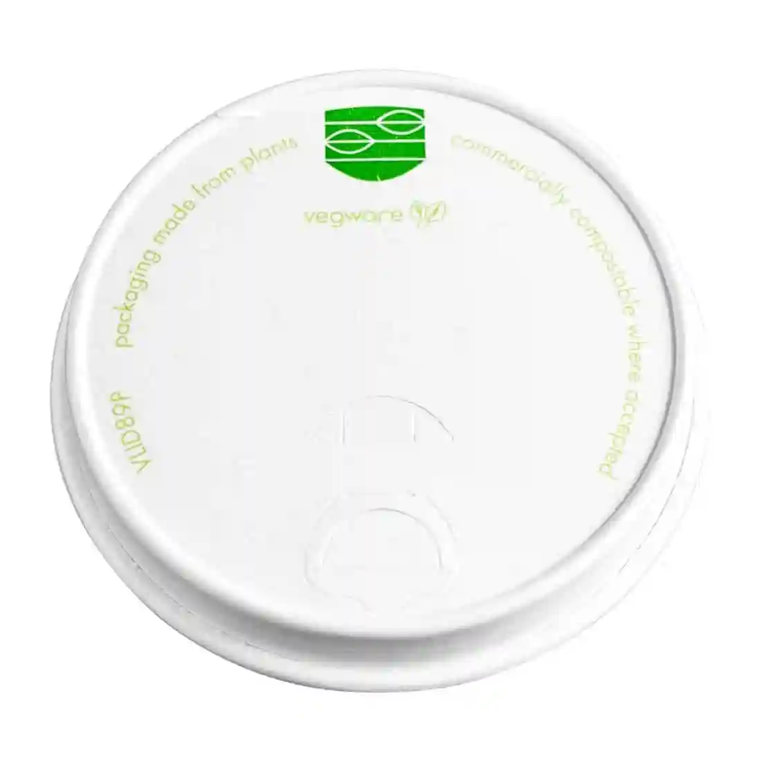Vegware Compostable 89-Series Paper Hot Cup Lid (Pack of 1000) - Image 1