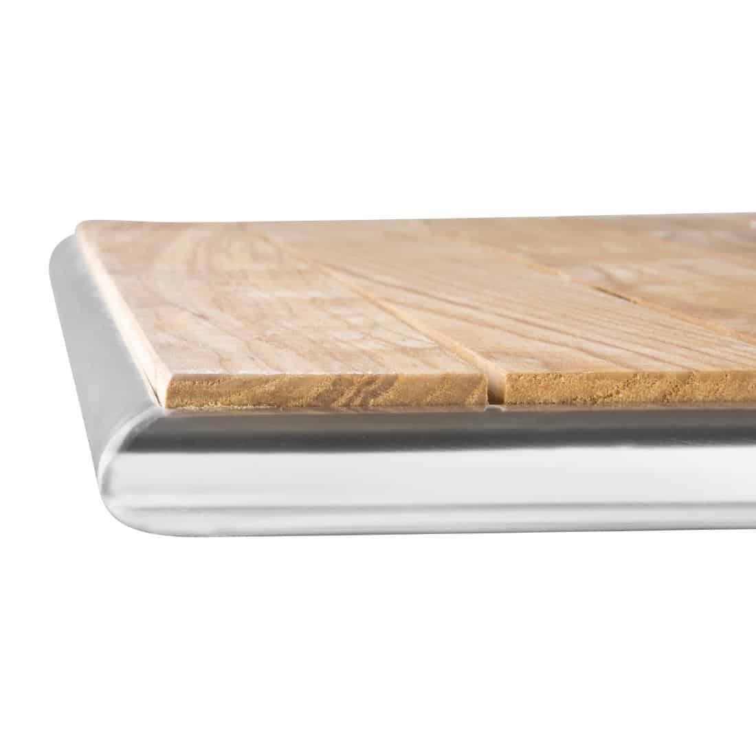 Bolero Square Ash Bistro Table Top 700mm - Image 4