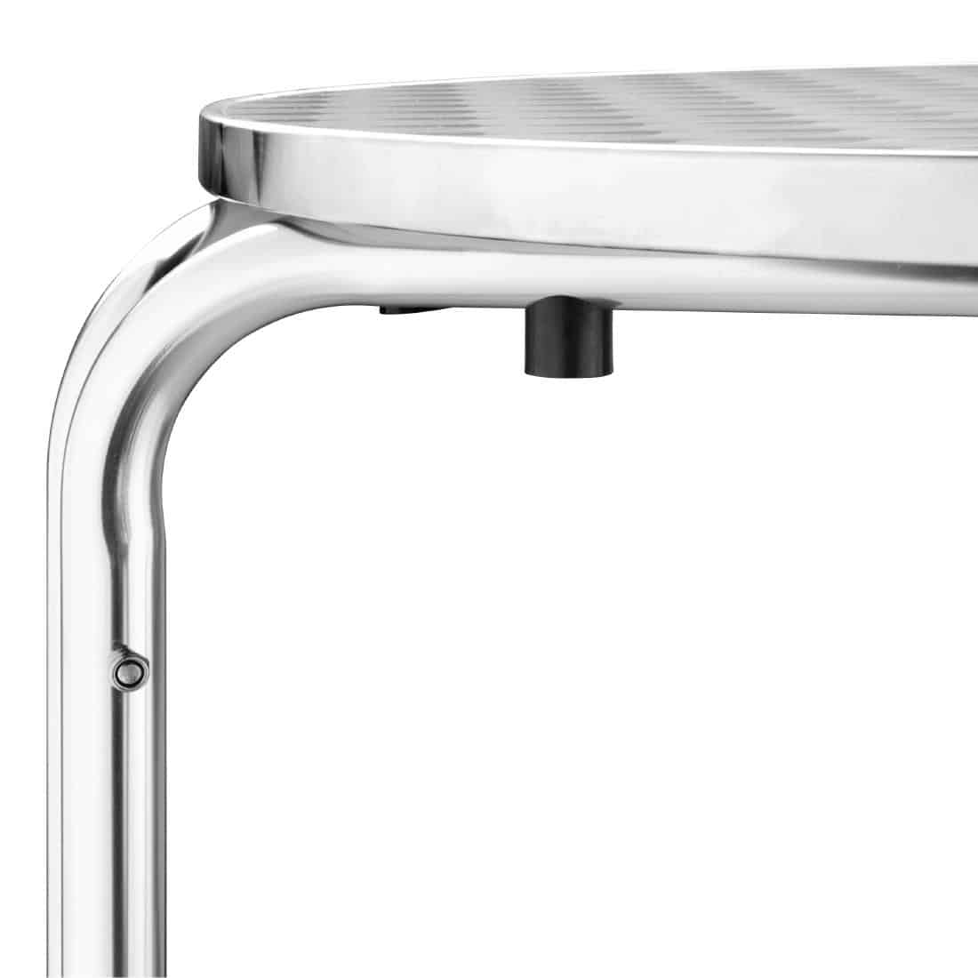 Bolero Round Stainless Steel Bistro Table 700mm - Image 4