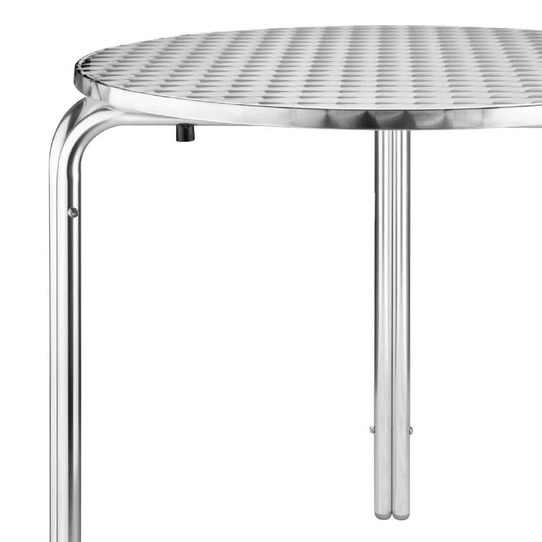Bolero Round Stainless Steel Bistro Table 700mm - Image 5