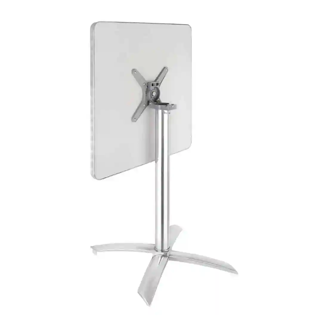 Bolero Square Flip Top Table Stainless Steel 600mm - Image 3