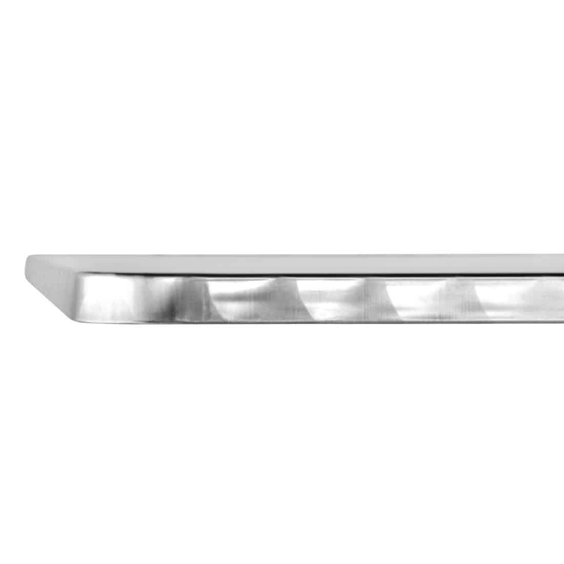 Bolero Square Flip Top Table Stainless Steel 600mm - Image 5
