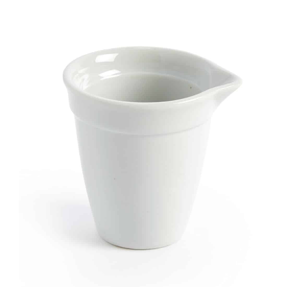 Olympia Bistro Milk Jug White 42ml - Image 3