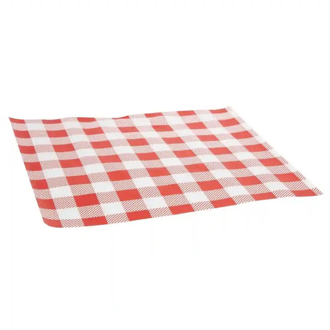 Greaseproof Paper Sheets Red Gingham 250 x 250mm (Pack of 200) - Image 4