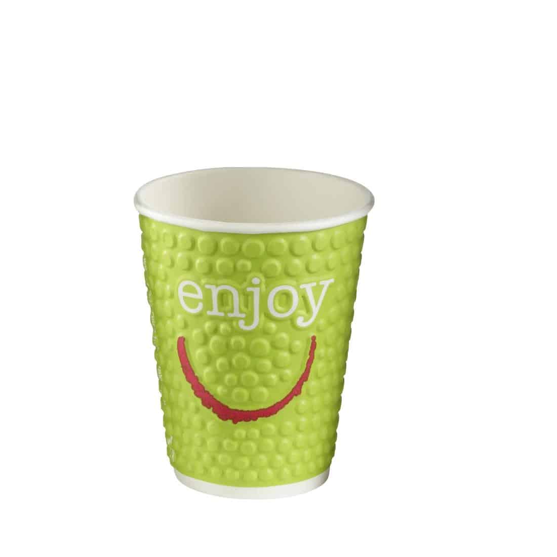 Huhtamaki Enjoy Double Wall Disposable Hot Cups 225ml / 8oz (Pack of 875) - Image 8