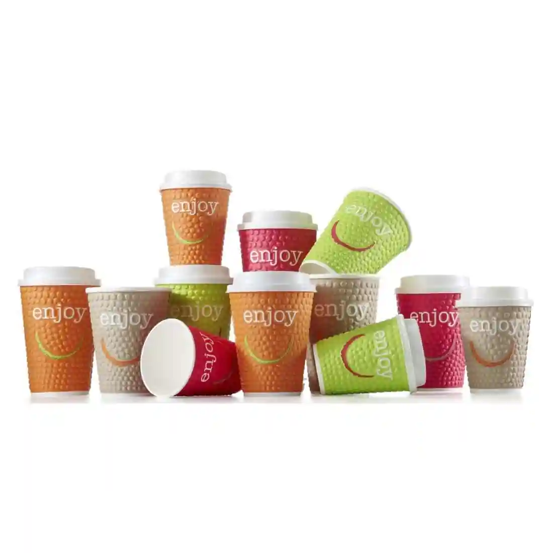 Huhtamaki Enjoy Double Wall Disposable Hot Cups 225ml / 8oz (Pack of 875) - Image 10