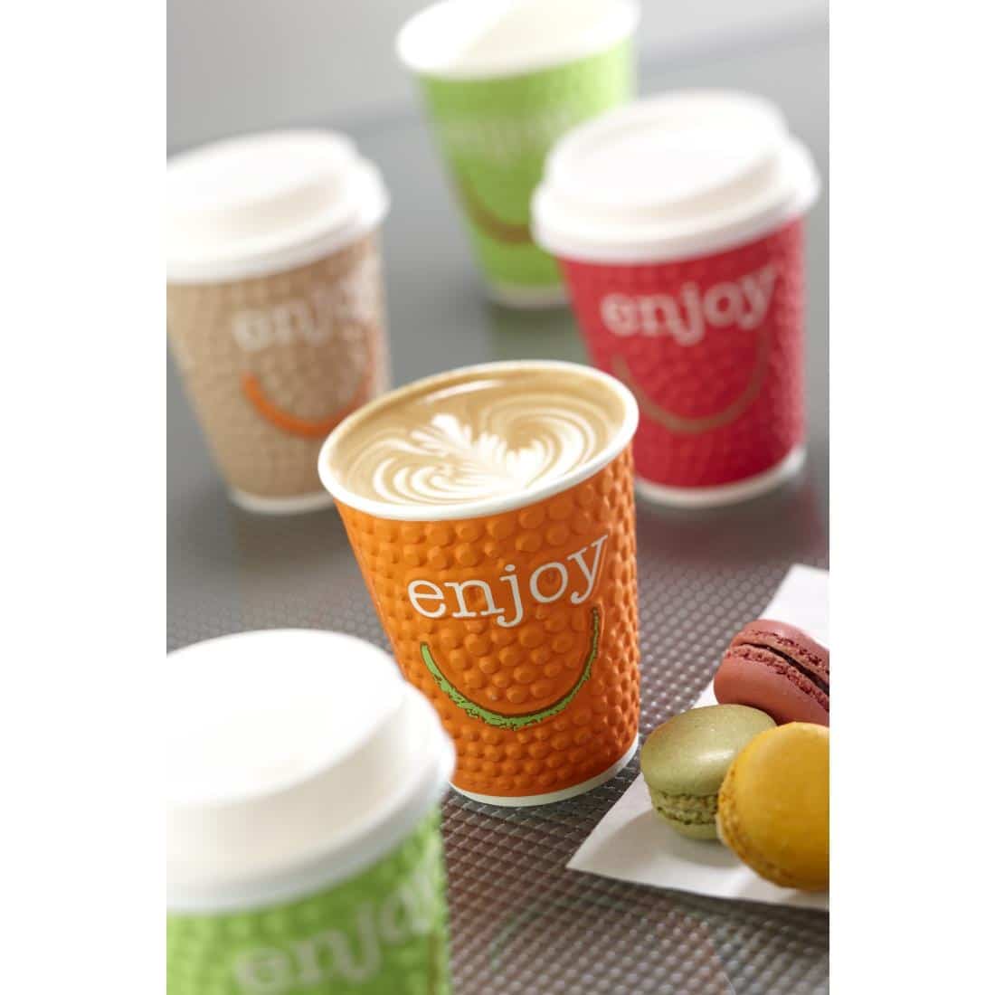 Huhtamaki Enjoy Double Wall Disposable Hot Cups 225ml / 8oz (Pack of 875) - Image 13