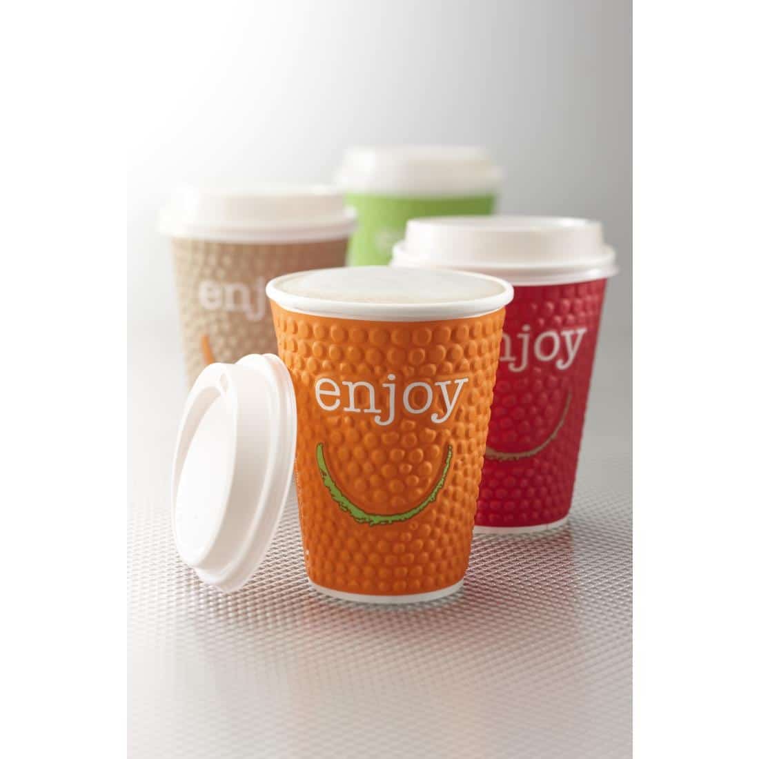 Huhtamaki Enjoy Double Wall Disposable Hot Cups 225ml / 8oz (Pack of 875) - Image 14