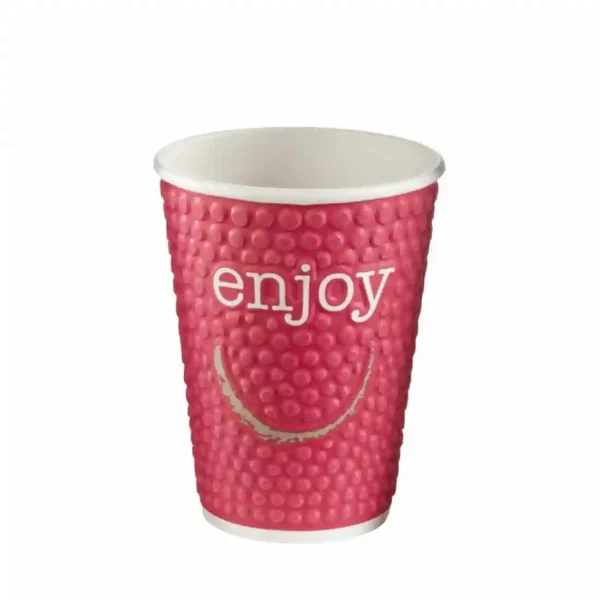 Huhtamaki Enjoy Double Wall Disposable Hot Cups 340ml / 12oz (Pack of 680) - Image 4