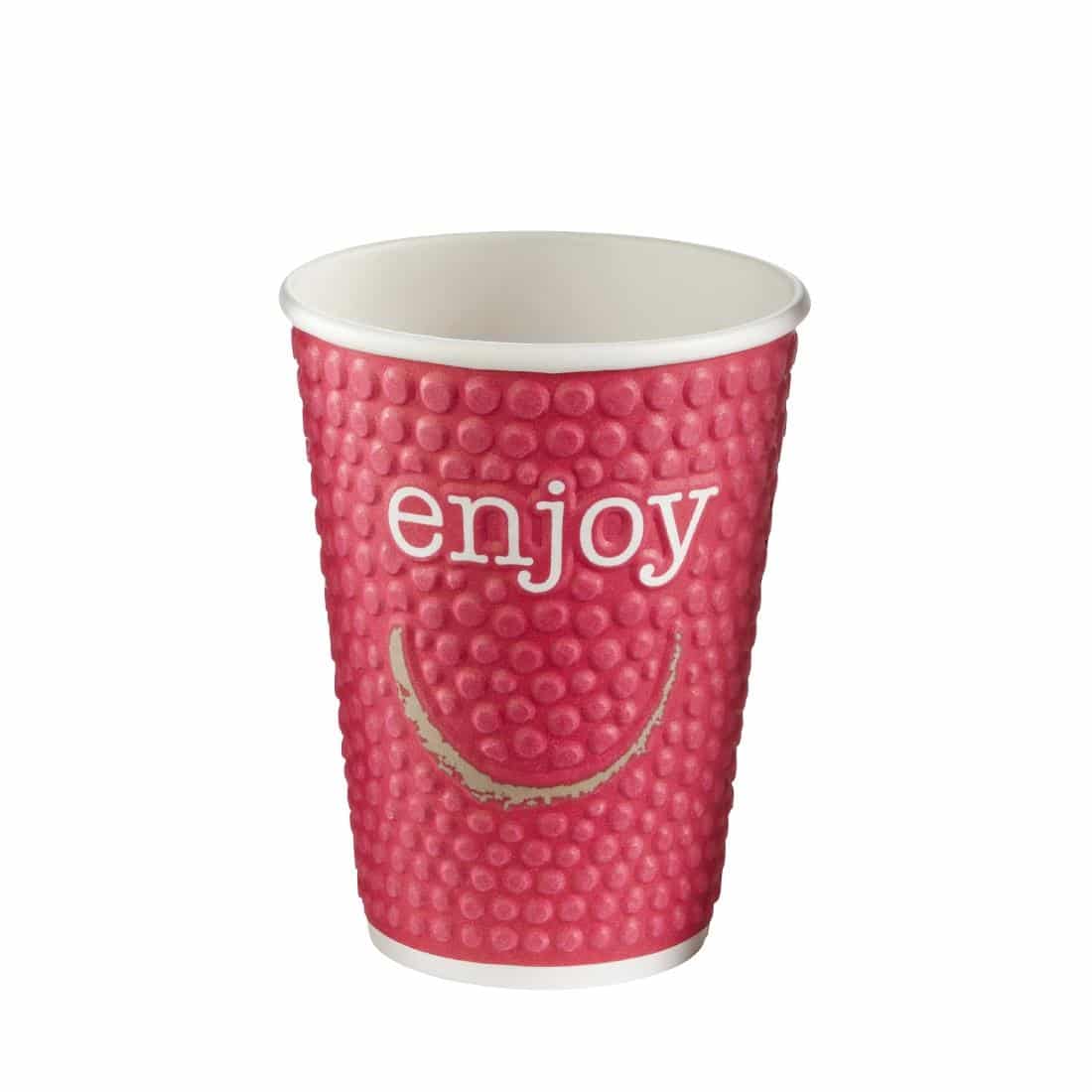Huhtamaki Enjoy Double Wall Disposable Hot Cups 340ml / 12oz (Pack of 680) - Image 5