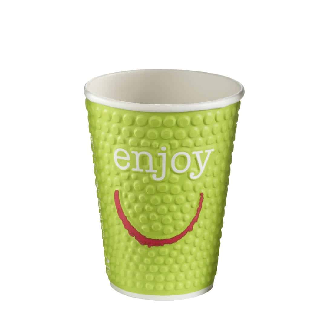 Huhtamaki Enjoy Double Wall Disposable Hot Cups 340ml / 12oz (Pack of 680) - Image 8