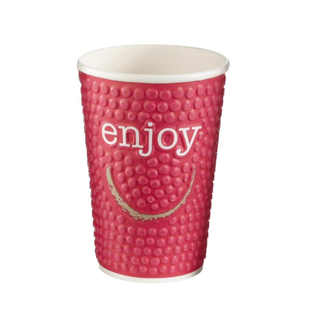 Huhtamaki Enjoy Double Wall Disposable Hot Cups 455ml / 16oz (Pack of 560) - Image 5