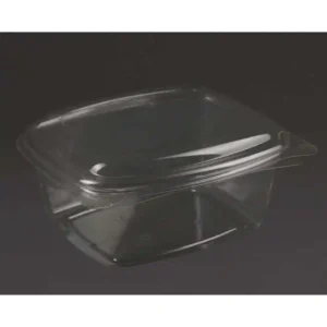 Vegware Compostable PLA Hinged-Lid Deli Containers 473ml / 16oz (Pack of 300)