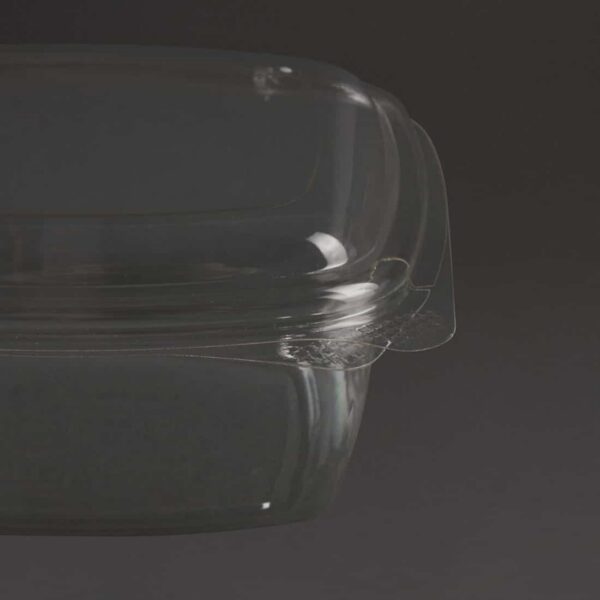 Vegware Compostable PLA Hinged-Lid Deli Containers 473ml / 16oz (Pack of 300) - Image 4
