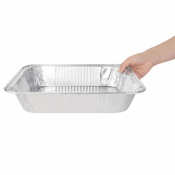 Fiesta Recyclable Foil 1/2 Gastronorm Containers (Pack of 5) - Image 4