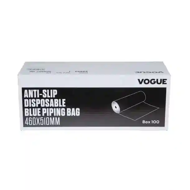 Vogue Anti-Slip Disposable Blue Piping Bags (Pack of 100) - Image 4