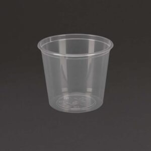 Fiesta Recyclable Plastic Microwavable Deli Pots 150ml / 5.25oz (Pack of 100)