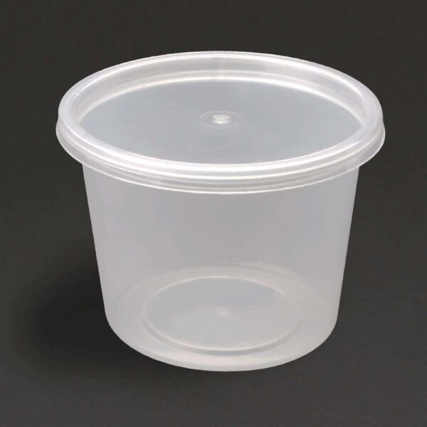 Fiesta Recyclable Plastic Microwavable Deli Pots 150ml / 5.25oz (Pack of 100) - Image 3