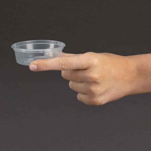 Fiesta Recyclable Plastic Microwavable Deli Pots 50ml / 1.75oz (Pack of 100) - Image 4