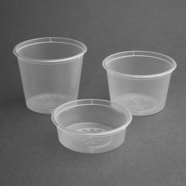 Fiesta Recyclable Plastic Microwavable Deli Pots 50ml / 1.75oz (Pack of 100) - Image 10