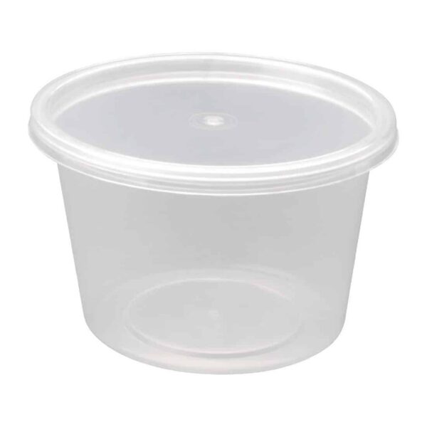 Fiesta Recyclable Plastic Microwavable Deli Pots 100ml / 3.5oz (Pack of 100) - Image 5