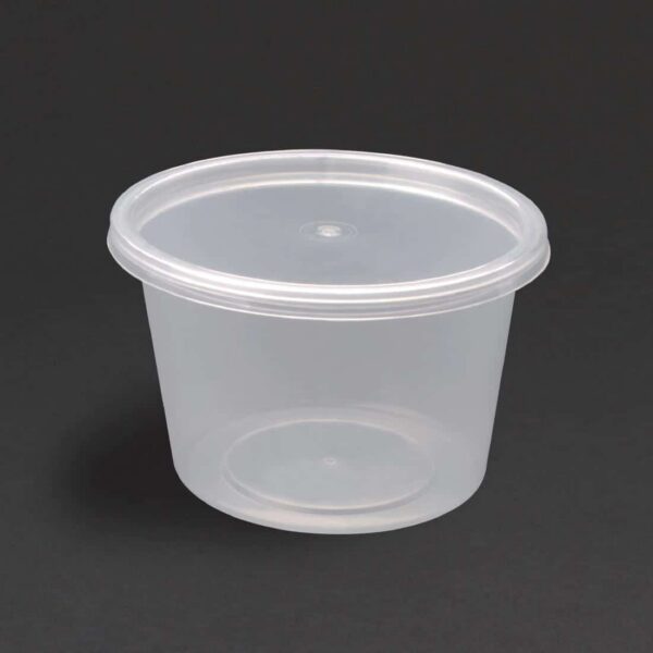 Fiesta Recyclable Plastic Microwavable Deli Pots 100ml / 3.5oz (Pack of 100) - Image 6